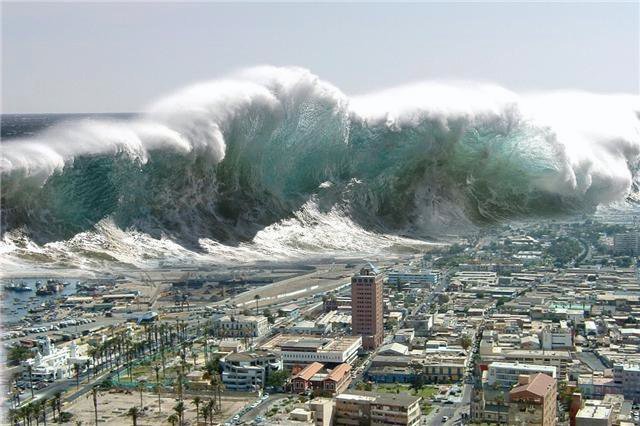 tsunami wave