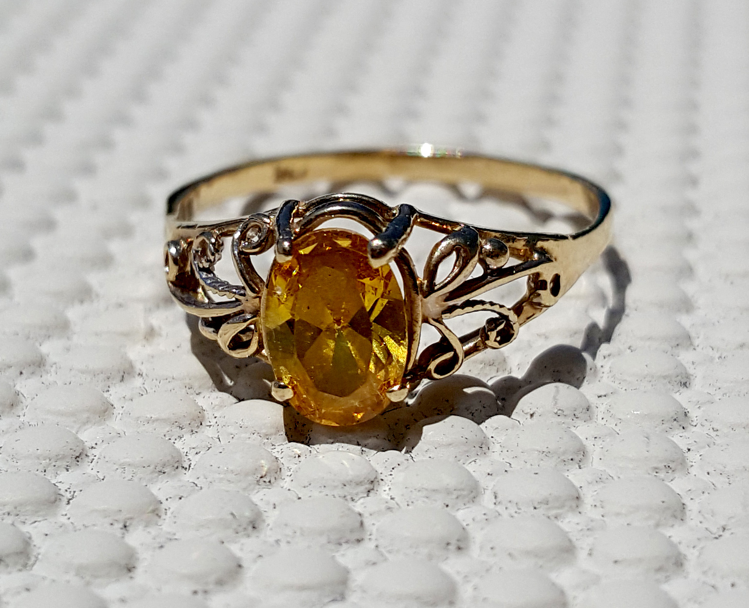 Yellow Stone Ring